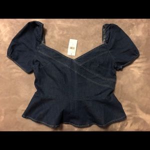New with tags fashion nova Jean top